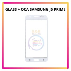 GLASS + OCA SAMSUNG J5 PRIME BLANCO