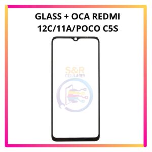 GLASS + OCA REDMI 10C/ 11A/ POCO C5S/ 12C / 10a/ MI A3 / A3X / POCO C40 / REDMI 10 POWER