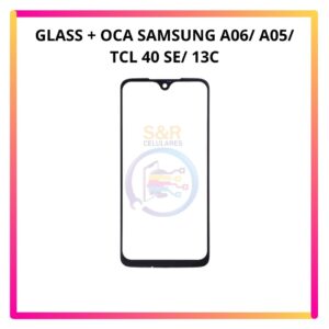 GLASS + OCA SAMSUNG A05 / REDMI 13 C / POCO M6 5G / POCO C65 / ZTE BLADE A55